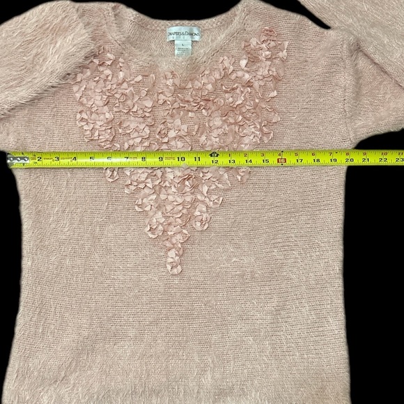 Draper’s & Damon’s Women’s Long Sleeve Sweater Size Large - Picture 5 of 6